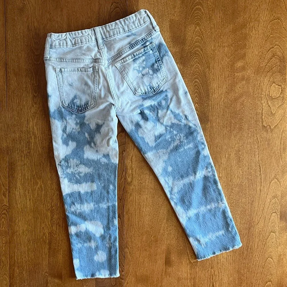 Gap tie-dye cropped jeans 8